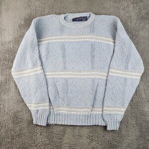 VTG 90's Crew Neck Pullover Sweater Men's Extra Large USA Made Preppy Acadamia